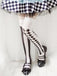 Clown Gothic Striped Diamond Stockings