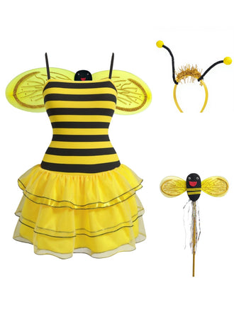 [Pre-Sale] Yellow 1960s Bee Cosplay Costume Set