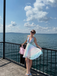 Y2K Rainbow Sequins Deep V-Neck Backless Dress