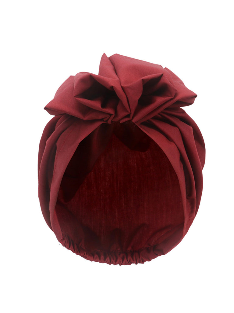Vintage Flower Bow Pullover Hat