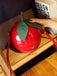 Red Apple Glossy Crossbody Bag