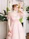 Pink 1950s Star Sequin Lace Swing Dress