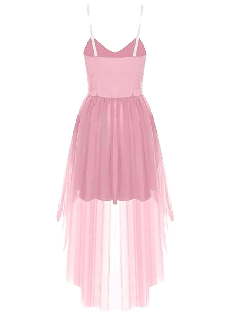 1970s Halloween Fairy Wings Sequin Tulle Costume Dress