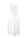 White 1930s Sheer Mesh Lace Nightdress Set
