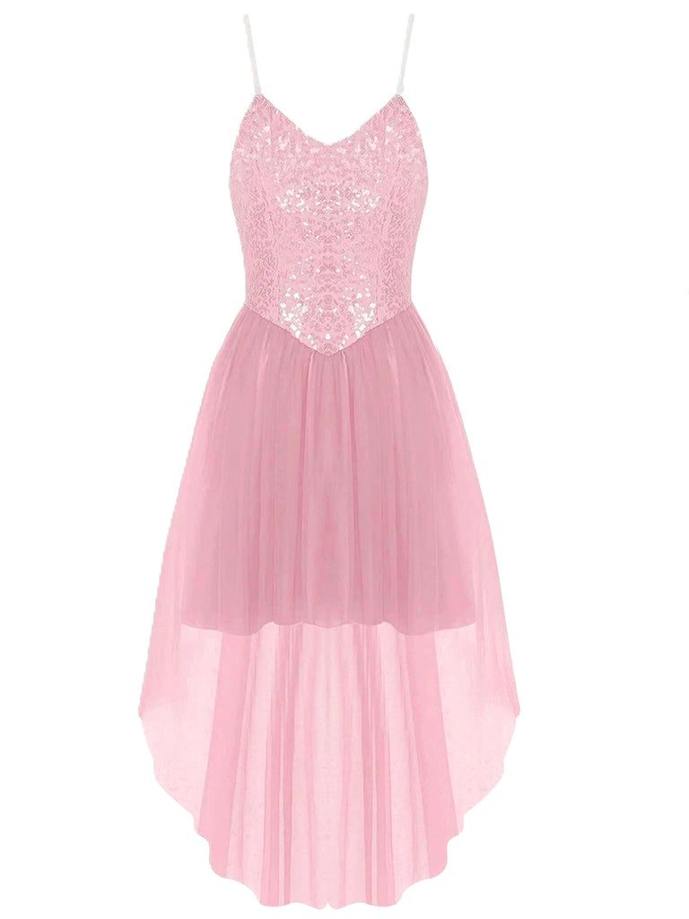 1970s Halloween Fairy Wings Sequin Tulle Costume Dress