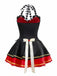 1970s Halter Halloween Queen Of Hearts Sequined Costume