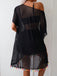 4PCS 1970s Boho Striped Bikini & Fringe Cover-Up Set - vintage fashion, retro style