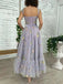 1930s Floral Mesh Boned Lace-Up Dress