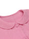 Pink 1940s Doll Collar Solid Dress