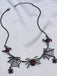 Vintage Gothic Spider & Web Alloy Necklace