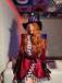 1960s Halloween Mad Hatter Long Sleeve Belt Costume Set