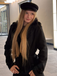 1940s Removable Faux-Fur Collar Buttons Coat