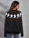 1980s Halloween Boo Polka Dot Knitted Sweater