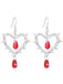 Vintage Heart-Shaped Thorn Earrings