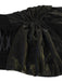 Black 1980s Gothic Slip Lace Maxi Dress