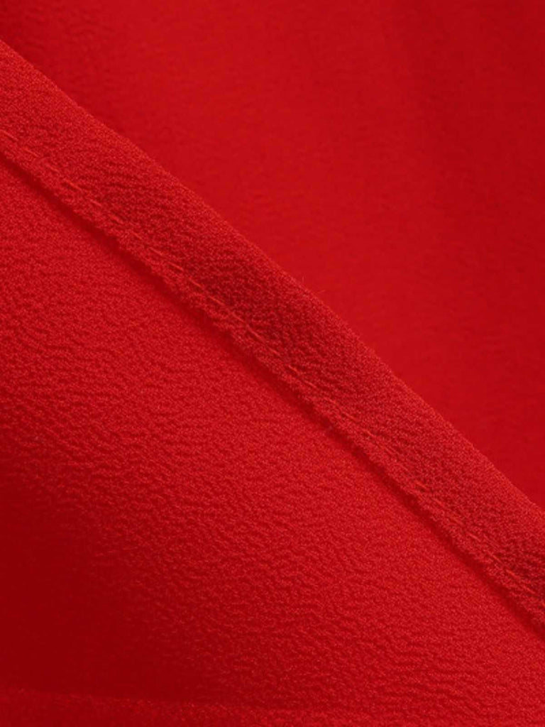 1950s Halter V-Neck Mesh Backless Dress