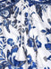 1970s Halter Ethnic Print Boho Dress