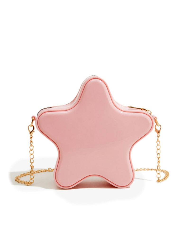 Vintage 3D Star Shape Macaron Color Chain Bag