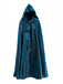 Halloween Solid Tie Hooded Cape Cloak