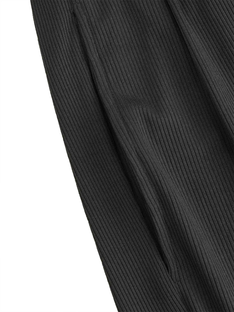 1980s Solid Spaghetti Strap V-Neck Romper