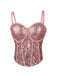 1980s Punk Sequin Boned Corset