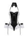 5PCS 1980s Bunny Girl Open Crotch Bodysuit Lingerie | vintage lingerie, retro nightgown, elegant sleepwear - perfect for retro fashion enthusiasts