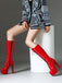 Patent Leather Sky-High Stiletto Boots
