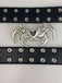 Vintage Heart Wings Grommet Buckle Punk Belt