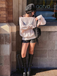 2000s Off Shoulder Ruched Batwing Mini Dress