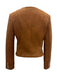 Brown 1970s Suede Button Pocket Jacket