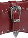 Burgundy Saddle Punk Vintage Bag