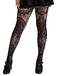 Halloween Gothic Lace Floral Pattern Sheer Tights