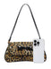 Vintage Leopard Print Single Shoulder Underarm Baguette Bag