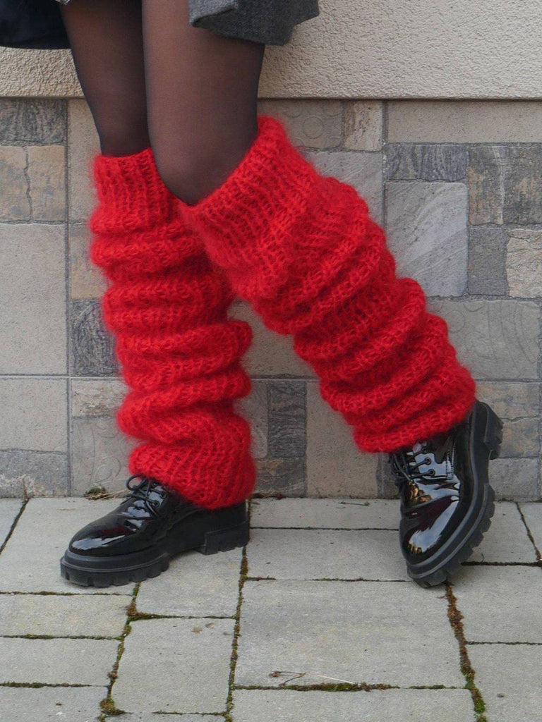 Mohair knitted Long-Pile Socks