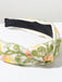 Retro Boho Embroidered Floral Headband