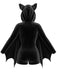 [Pre-Sale] Purple 1960s Halloween Bat Wing Hooded Velvet Romper