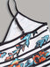 [Plus Size] Multicolor 1950s Floral Spaghetti Straps Dress