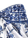 1970s Halter Ethnic Print Boho Dress