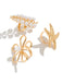 Starfish Flower Pearl Ring