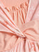 [Plus Size] Pink 1970s Floral Ruffled Irregular Hem Dress