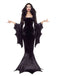 1930s Halloween Velvet Witch Batwing Sleeve Mermaid dress