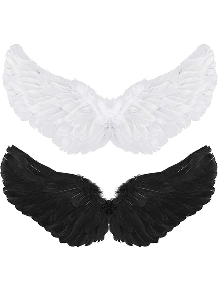 Solid Color Angel Feather Wings