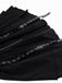 Black 1980s Punk Metal Belted Patchwork Dress