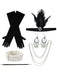 6PCS 1920s Flapper Costume Accessory Set - vintage fashion, retro style