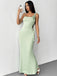 Green 1930s Spaghetti Strap 3D Flower Maxi Dress