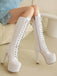 Patent Leather Sky-High Stiletto Boots