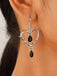 Vintage Heart-Shaped Thorn Earrings