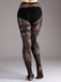 Halloween Gothic Lace Floral Pattern Sheer Tights