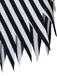 Black&White 1960s Striped Skirt With Headscarf