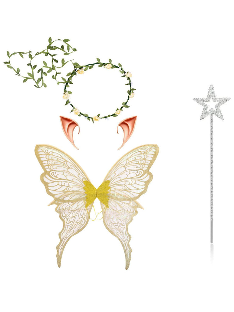 Halloween Magical Fairy Wings Costume Set